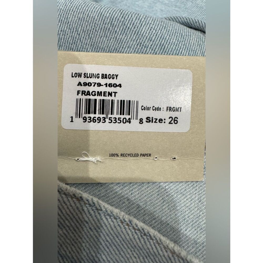NWT AGOLDE Low Slung Baggy Jeans in “Fragment” light wash - Picture 9 of 11